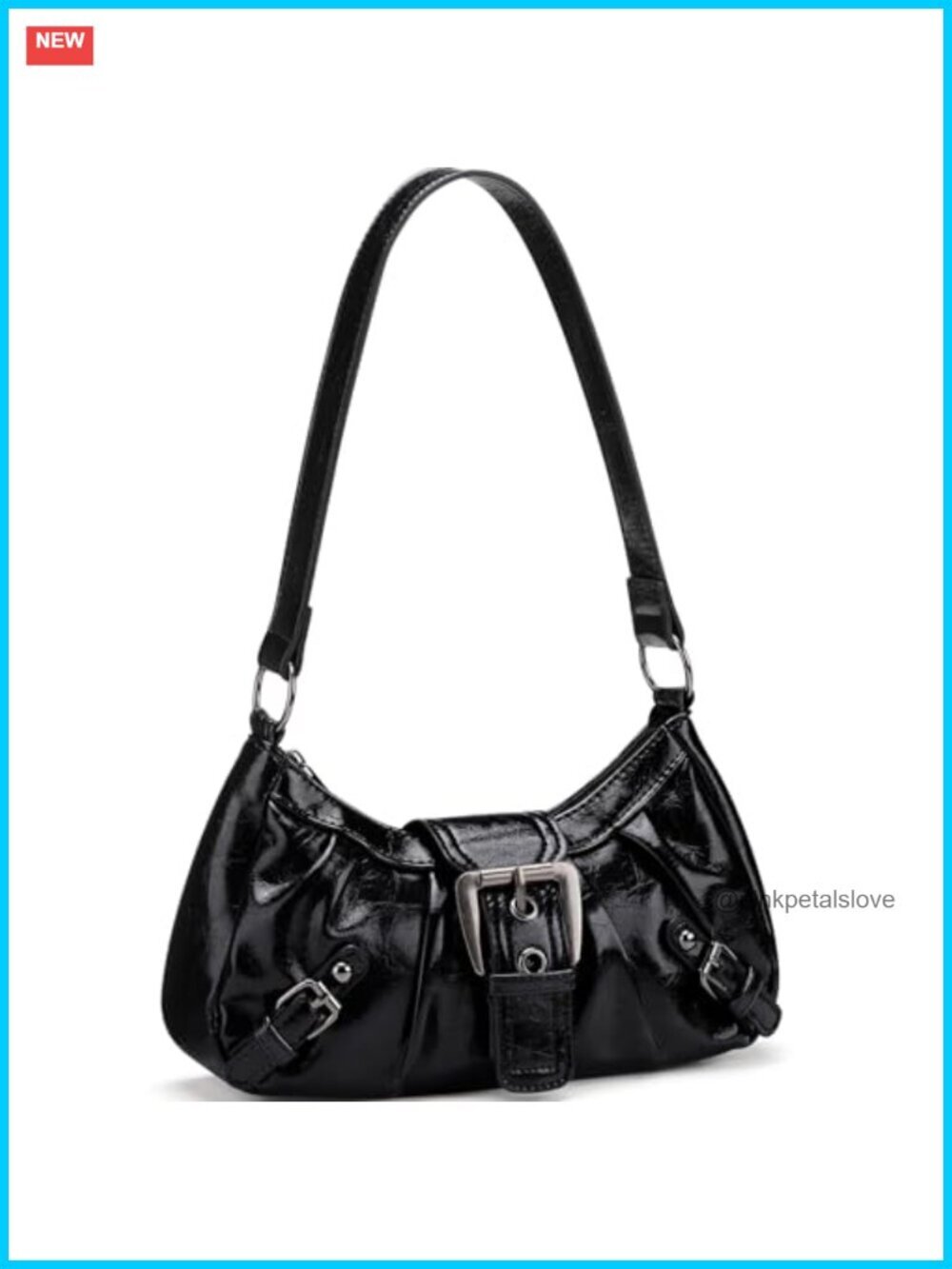 Vegan Leather Hobo Shoulder Bag Tote Purse Top Handle Zipper Clutch